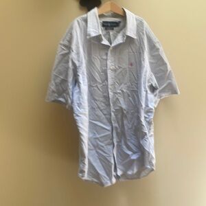 Ralph Lauren. Large. Striped white and blue.